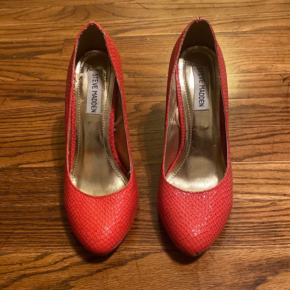 Steve Madden Snakeskin Heels